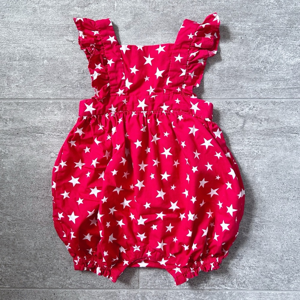 GAP Americana/Patriotic/4th of July/Memorial Day Bubble Romper Size 3-6 months